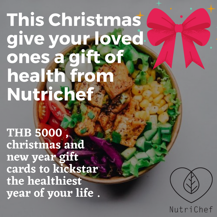 Healthy Christmas Gift card